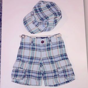 Baby Vintage GAP Shorts and Newsboy Cap